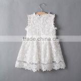 Summer New Style Lace Embroidery Kids Clothes Girls Dresses Baby thumbnail-2