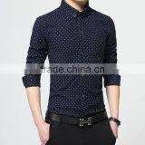 2016 NEW Arrive Coming Shirt for Men Turn up Collar Button up Contrast Color Vivid Green Heart Printing thumbnail-1