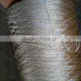 White Transparent Pet Sequin Knit Thread