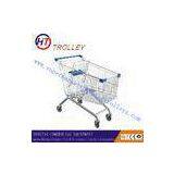 Standard Four Wheels Retail Shopping Cart Trolley On Wheels For Supermarket thumbnail-1