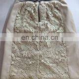 Girls pu Leather Straight Skirt With Lace thumbnail-1