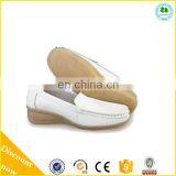 2015 New Design White Leather Nurse Shoes White Lace Up Nurse Shoes thumbnail-2