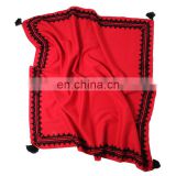 factory wholesale fashionable ladies solid color square australia wool scarf