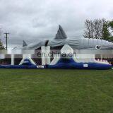 2017 High Quality New Design Giant Inflatable Shark Obstacle Course for Sale