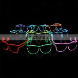 Wholesale led flashing light up el glasses glow el Wire Party Glasses