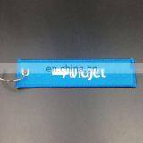 Embroidery Keychain /Key Tag /Key Fob, Embroidered Fabric Key Chain, Embroidery Keyring thumbnail-4