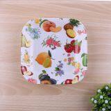 TX203 PLASTIC RECTANGULAR PLATE IML TRAY CHEAP SMALL SALAD BOWL thumbnail-2