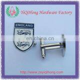 England Shield Metal Silver Cufflink thumbnail-1