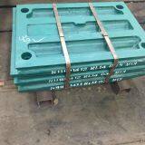 High Reliable and High Efficient Swing Fixed Jaw Plate for Jaw Crusher Wear Parts