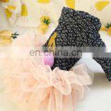 Winter Pet Dog Cat Star Slub Pink Cherry Skirt Gauze Skirt Dress Puppy Apparel Clothes thumbnail-5