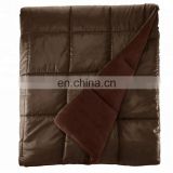 Wholesale Quilted Down Alternative Outdoor Throw Blanket for Adults and Kids
