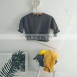 Simple Style Children Top Clothes Solid Color Baby Girls Hoodie thumbnail-1