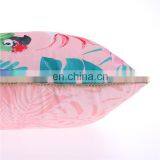 Recycling Custom Animal Toucan Printed Pillow Polyester Canvas Water Resistant Outdoor Cushion for Home Decor Sofa thumbnail-5