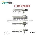 Laparoscopic Reusable Surgical Trocars 5mm Cross Shaped Trocar thumbnail-5