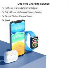 Iphone13 Wireless Charger is Suitable for Apple Watch Apple 12/11/XSMAX Watch Dedicated Airpods Pro Bluetooth Headset Three-in-one Charging Stand Fast Charging Base thumbnail-4