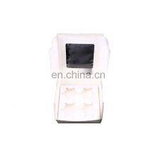 Kraft Paper Box Holes Cupcake Box With Window Dessert Macaron Cookies Candy Snacks Packing for Gift Party thumbnail-5