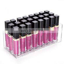 Acrylic Lip Gloss Lipstick Brushes Holder Case Storage Makeup Stand Rack Organizer
