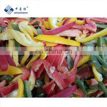 Sinocharm BRC-A Approved IQF Tri-Color Pepper Mix Slice Frozen Bell Pepper thumbnail-1