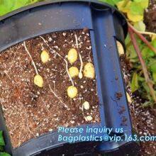 Plastic Garden Planter Pot Vegetable Growing Container Grow Vegetables: Potato, Carrot, Tomato, Ginger, Peanuts Onion, Flower Nursery Pots, Balcony Garden thumbnail-1