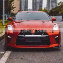 Runde Upgrade To 17+ GT-R PP Material Car Bumper Side Skirts Engine Hood Front Rear Lights Body Kit For Nissan GTR R35 2008+ thumbnail-3