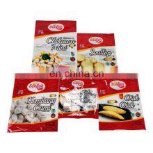 Customized Printed Frozen Shrimp Packaging Bag Plastic Back Side Bag for Packing Frozen Food and Seafood