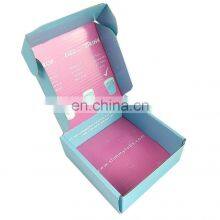 Custom Logo Printed Shipping Pack Folding Kraft Packaging Corrugated Plain Airplane Corrugated Cardboard Mailing Box With Logo