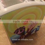 Grey Door Frame Curved Glass Door Chest Freezers thumbnail-5