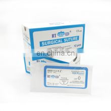 Silk non-absorbable suture with needle\\without needle\\surgical suture needles includes round bodied\\curved cutting