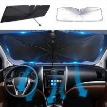 Car Windshield Sun Shade Umbrella Foldable Sun Shade Car Sun Visor Protector Reflector thumbnail-2
