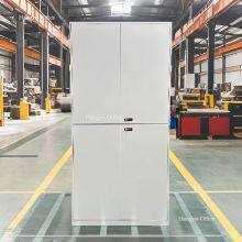 Modern Metal Office Locker for Coworking Space | Minimalist Flat-pack Personnel Storage With Classification & High Loading Plate, KD Structure thumbnail-1