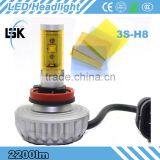 Excellent Heat Dissipation 3s Led Headlight 5 Colors Temperature 12v H8 Auto Car Led Motorcycle Headlight thumbnail-1