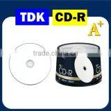 TDK A+ Printable CD-R, Blank cd 52X 700MB, Made in Taiwan Product. thumbnail-1