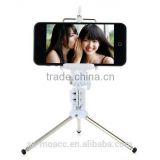 factory price wholesale Bluetooth Selfie Stick with tripod, camera selfie stick bluetooth
