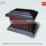 U-JS02 Wooden Cremation Urn Wood for Pet Ashes Cheap Wood Urn thumbnail-1