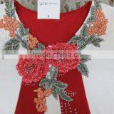 95%polyester 5%spendax Milk Silk Casual Muslim Gown With Chemical Lace thumbnail-5