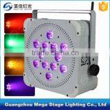 Rgbwauv Battery Power Wireless DMX 12pcs 6in1 Led Par