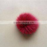 Fashion Dyed Fox Fur Ball Wholesale thumbnail-5