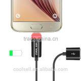 Bulk Price For Samsung Fashion Smart Changing Light LED Reversible USB Cable thumbnail-4