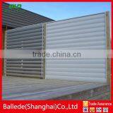 Fixed Oval Blade Aluminum Louver Fence thumbnail-2