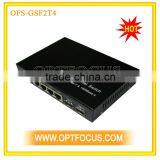 10/100/1000M 4UTP+2SFP Media Converter