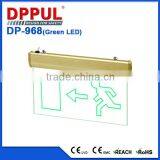 3 Hours Emergency Time Ceiling Mounted Carved Version Exit Sign