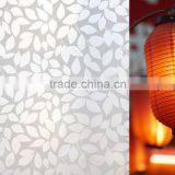 2015 White Leaves Matte Glass Film Household Usage DIY Adhesive Window Film for Home Decoration thumbnail-1