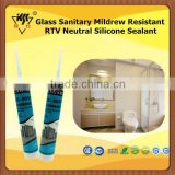 Glass Sanitary Mildrew Resistant RTV Neutral Silicone Sealant