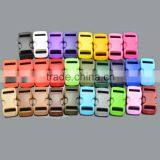 Wholesale Hot New 3/8 Side Quick Release Camo Plastic Flat Whistle Buckle for Paracord Bracelet thumbnail-6
