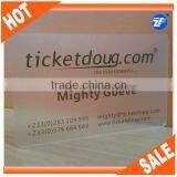 Transparent Pvc Business Card 0.38mm Thicknerss Supplier's Choice