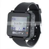 Five Star Restaurant Popular 300M Signal Watch Pager and Button Restaurant Wireless Service Calling System thumbnail-2