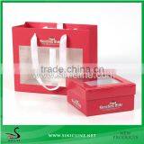 Sinicline Factory Special Design Handmade Paper Kids Shopping Bag With Window