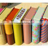 Decorative Book Shaped Tin Boxes/metal Tin Boxes/book Storage Box