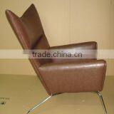 Modern Lounge Chair, Hans J Wegner Wing Chair Replica thumbnail-3