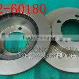 High Quality Auto Car Brake Disc/disc Brake Pads Price for Land-Cruiser/Lexus Oem 43512-60180